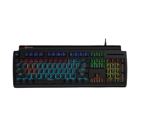 [MET-GAM-KYM-MK600RD-BK-321] Meetion Olly Go MK600RD Teclado Mecánico RGB de Gaming - Switch tipo RED / USB / Rainbow LED / Negro