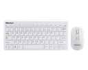 Meetion Mini4000 Combo Multimedia Inalambrico - Mouse & Teclado / para SmartTV, TVBox / Android / Windows / Blanco