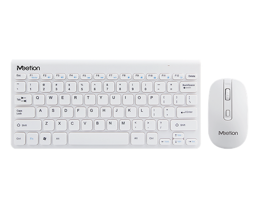 [MET-KYM-ACC-M4000-WH-321] Meetion Mini4000 Combo Multimedia Inalambrico - Mouse &amp; Teclado / para SmartTV, TVBox / Android / Windows / Blanco