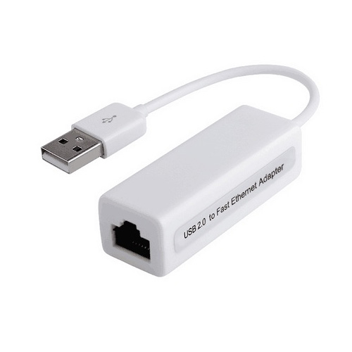 [GEN-MSC-ADP-USB2LAN-WH-321] Generic USB2.0 Male to RJ45 10/100Mbps Network Adapter - White