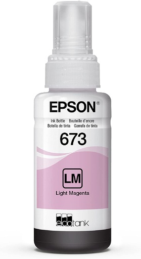 [EPS-PRT-INK-T673LM-NA-321] Epson T673 Botella de Tinta - Magenta Claro
