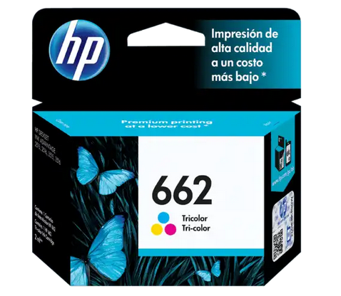 [HPE-PRT-INK/TON-CZ104AL-TR-320] HP 662 Tricolor Ink Cartridge