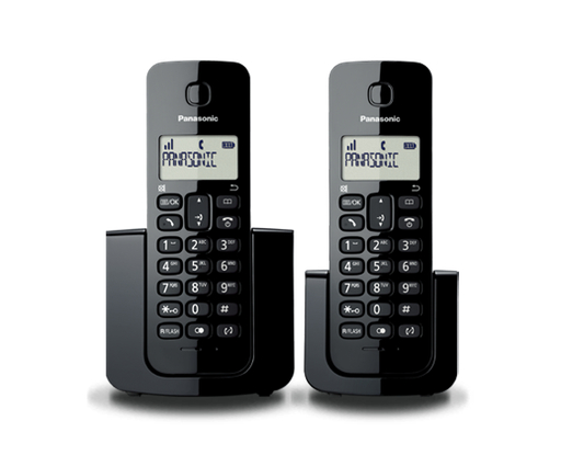 [PAN-TEL-CN-TGB112-BK-321] Panasonic KX-TGB112 Telefono Inalambrico Digital Doble Auricular - Negro