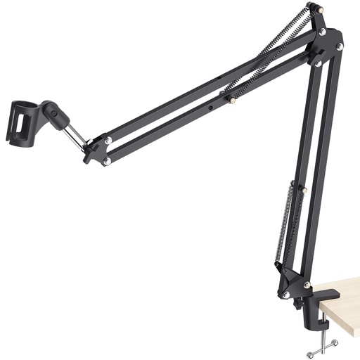 [MNO-HYM-MIC-AUB01-BK-421] Maono AU-B01 - Microphone Suspension Boom Scissor Arm Stand / Black