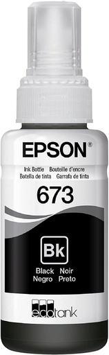 [EPS-PRT-INK-T673BK-NA-321] Epson T673 Ink Bottle Black