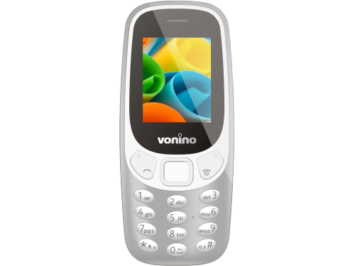 [VON-CEL-2G-NONO33-GY-321] Vonino Nono33 2G Dual-Sim Cellphone - Grey