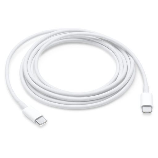 [APL-ACC-ACC-MLL82AM/A-WH-421] Apple MLL82AM/A Cable Tipo USB-C a USC-C (Original) / 2m / Blanco