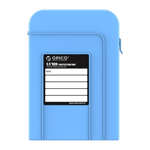 [ORI-STO-ACC-PHI35V1BL-BL-421] ORICO PHI35-V1-BL  - Caja de Protección para HDD 3.5&quot; / Azul