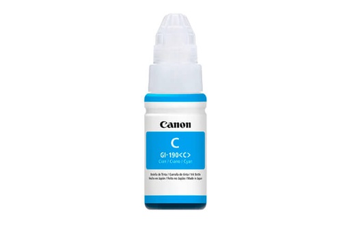 [CAN-PRT-INK/TON-GI190BC-CY-421] Canon GI-190 Ink Bottle Canon - Cyan