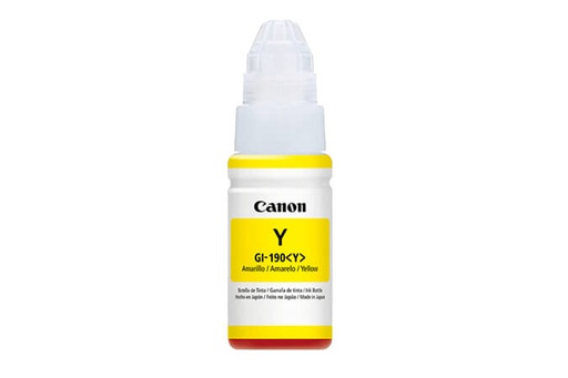 [CAN-PRT-INK/TON-GI190Y-YL-421] Canon  GI-190 Botellas de Tinta  - Amarillo