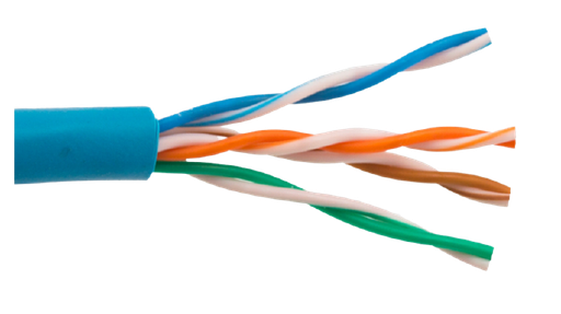 [MSC-CBL-UTP-CAT6CCAFT-BL-421] Cat6 CCA Cable de Red - vendido por Pies / Azul