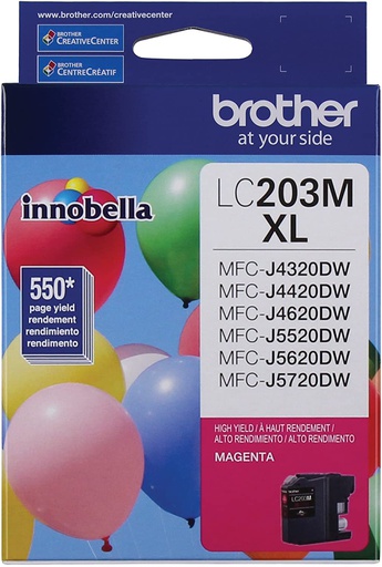 [BRO-PRT-INK-LC203MG-NA-222] Brother LC203MG - Magenta