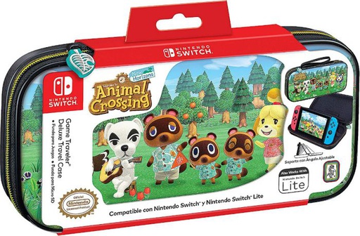 [NIN-GAM-ACC-NNS39AC-BK-122] Nintendo Switch Animal Crossing Game Traveler Deluxe Case