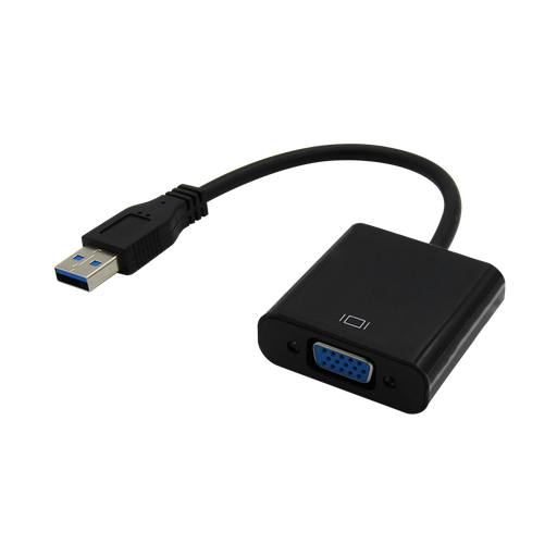 [GEN-MSC-ADP-UTV01-BK-122] Kingmox UTV-01 Adaptador USB3.0-a-VGA - Negro