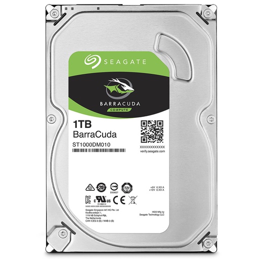 [SEA-STO-HDD-ST100DM010-NA-122] Seagate Barracuda Disco Duro de 1TB 3.5&quot; SATA