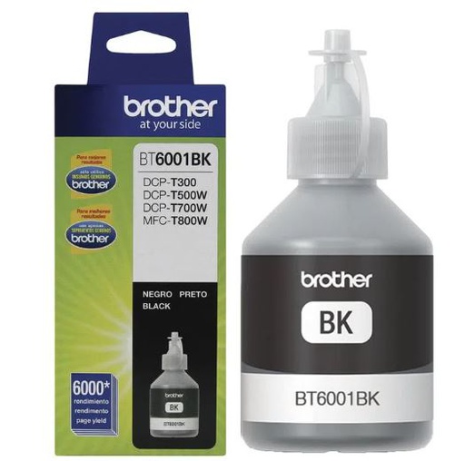 [BRO-PRT-INK/TON-BT6001BK-BK-122] Brother BT-6001 BK Ink Bottle