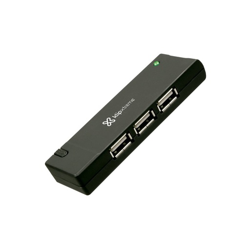 [KLP-NET-HUB-KUH400B-BK-222] Klip Xtreme KUH-400B 4-Puertos Hub USB2.0 - Negro