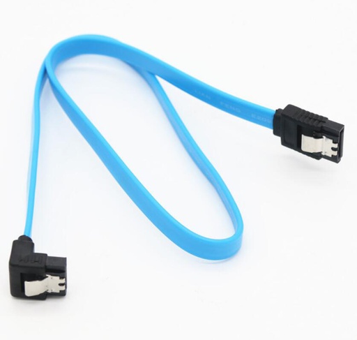 [GEN-MSC-CBL-SATABLU-BL-222] Cable Sata Genérico Azul Con Seguro 