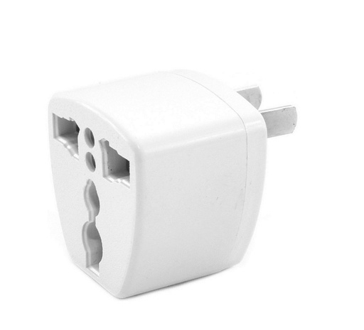 [GEN-MSC-ADP-3TO2PIN-WH-222] Generic Universal Adapter European to American 3 to 2  Pin / White