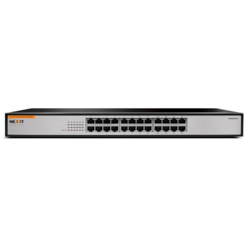 [NEX-NET-SWT-NAXOS2400R-BK-320] Nexxt NAXOS2400R - Switch 24 Puertos / Fast Ethernet / Negro