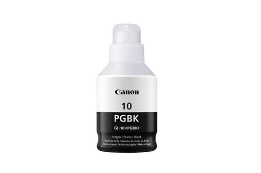 [CAN-PRT-INK-GI10-BK-322] Canon GI-10 Botella de Tinta - Negro