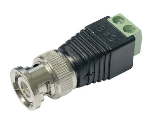 [GEN-SEG-ADT-BNCCAT-BK-322] Generic Balun BNC Conector - Easy grip for CAT5/CAT6 cables