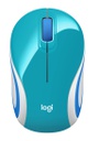 Logitech 910-005363 Mini Ratón Inalámbrico M187 / 2.4GHz / Verde Azulado