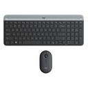 Logitech MK470 Wireless Slim Combo / USB / Spanish / Black