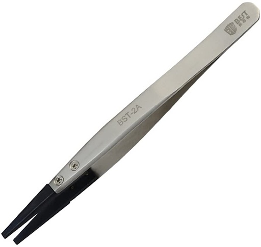 [BST-MSC-TOO-BST2A-NA-422] BEST BST-2A Tweezers Anti-statics Straight Tips