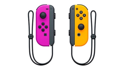 [NIN-GAM-ACC-JAQAA-NA-422] Nintendo Switch Joy-Con (L)/(R) - Accesorio Gamer Original / Neon Morado / Neon Amarillo