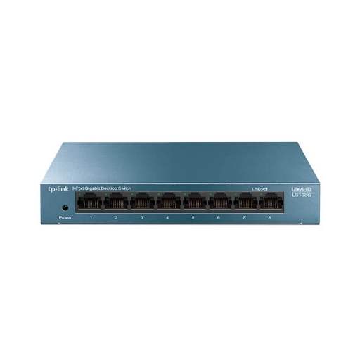 [TPL-NET-SWT-LS108G-GY-320] TP-Link LS108G Switch - 8-Puertos / 10/100/1000Mbps
