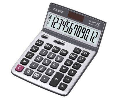 [CAS-MSC-ACC-DX120ST-GY-123] Casio DX-120ST - Calculadora de Mesa / 12 Dígitos / Gris