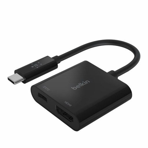 [BEL-MSC-ACC-AVC002BT-BK-123] Belkin AVC002BTBK - Adaptador USB-C a HDMI + carga para MAC y Ipad / Negro