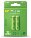 GP AA ReCyko Rechargeable 1300mAh 2 PAK