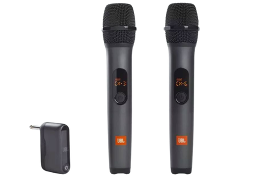 [JBL-MSC-MIC-JBLWIRELESMICAM-BK-420] JBL Wireless Microphone - 2 pack
