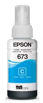 [EPS-PRT-INK-T673C-CY-223] Epson T673 Ink Bottle Cyan