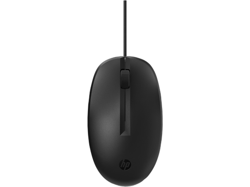[HPE-KYM-CN-HP27537-GY-123] HP 125 Mouse con cable -Negro 