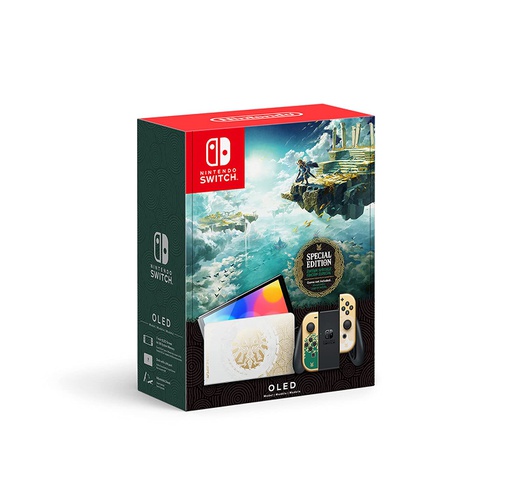 [NIN-GAM-HEGSKDSAAAUSZ-BK-322] Nintendo Switch Oled  The Legend of Zelda Tears of The Kingdom  Special Edition Gaming Console - Games not included  