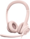 Logitech H390 Headset with Microphone - USB / In-Line Controls / Pink