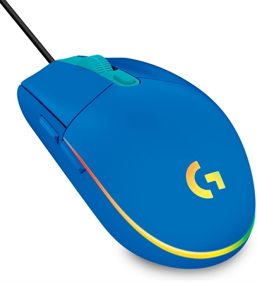 [LOG-HYM-GAM-910005792-BL-323] Logitech G203 - LightSync Mouse Gaming para Videojuegos / USB / RGB / Blue