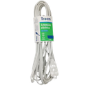 Troen Electric Extension Cord - 30ft / 2*18AWG / 8A / Indoor / Blanco