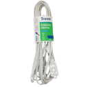 Troen Electric Extension Cord - 12ft / 2*18AWG / 8A / Indoor / Blanco