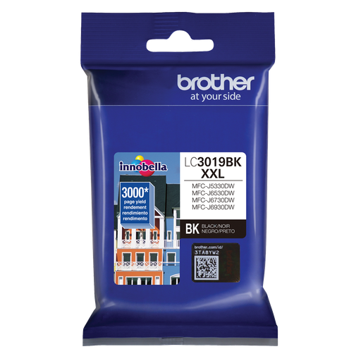 [BRO-PRT-INK-LC3019BKXXL-NA-323] Brother LC3019BK XXL Ink cartridge - Black - Ink Cartridge replacement for MFC-J5330DW / J6530DW / J6730DW / J6930DW