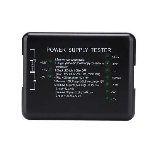 [GEN-PSU-TOL-PSUTESTER-BK-323] Generic PC Power Supply Tester