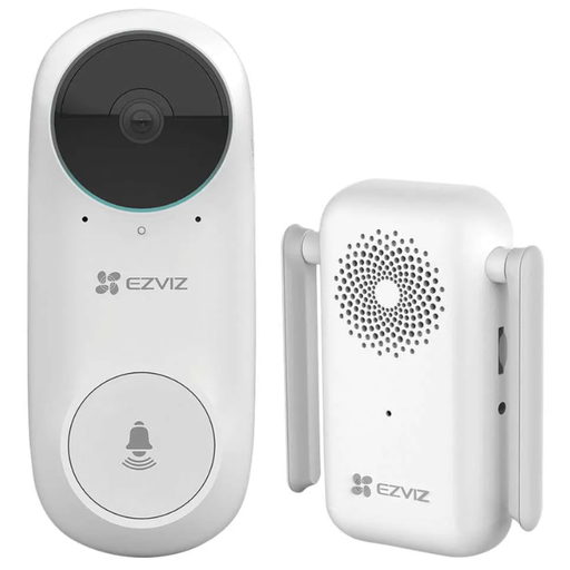 [EZV-CAM-SUR-DB2C-WH-323] Ezviz DB2C Wire-Free Video Doorbell with Chime - White