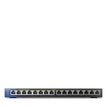 [LKS-NET-SWT-LGS116P-BK-320] Linksys LGS116P Switch - 16 Ports / Gigabit / PoE
