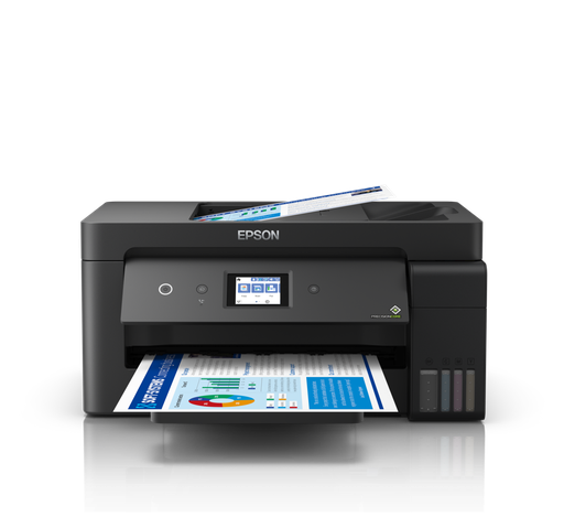 [EPS-PRT-INK-C11CH96301-BK-323] Epson EcoTank L14150 - Multifunctional Inkjet Printer / Wide Format / USB / WiFi / Black  