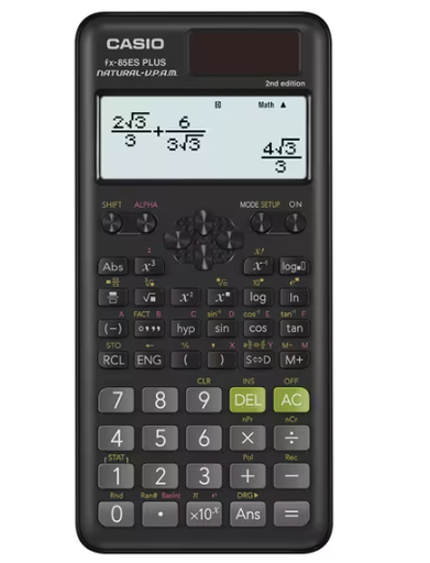 [CAS-CAL-ACC-FX85ES-BK-320] Casio Fx-85ES Plus Calculadora / 252 Funciones /Negro