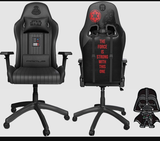 [PRI-GAM-CHA-S203DV-BK-323] Primus Thronos Star War Special Edition - Darth Vader - Gaming Chair / Black 