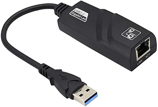 [ADP-NET-ZOE-ZOCA164-BK-423] Zoecan ZO-CA164 USB3.0 Male to RJ45 Gigabit Adapter